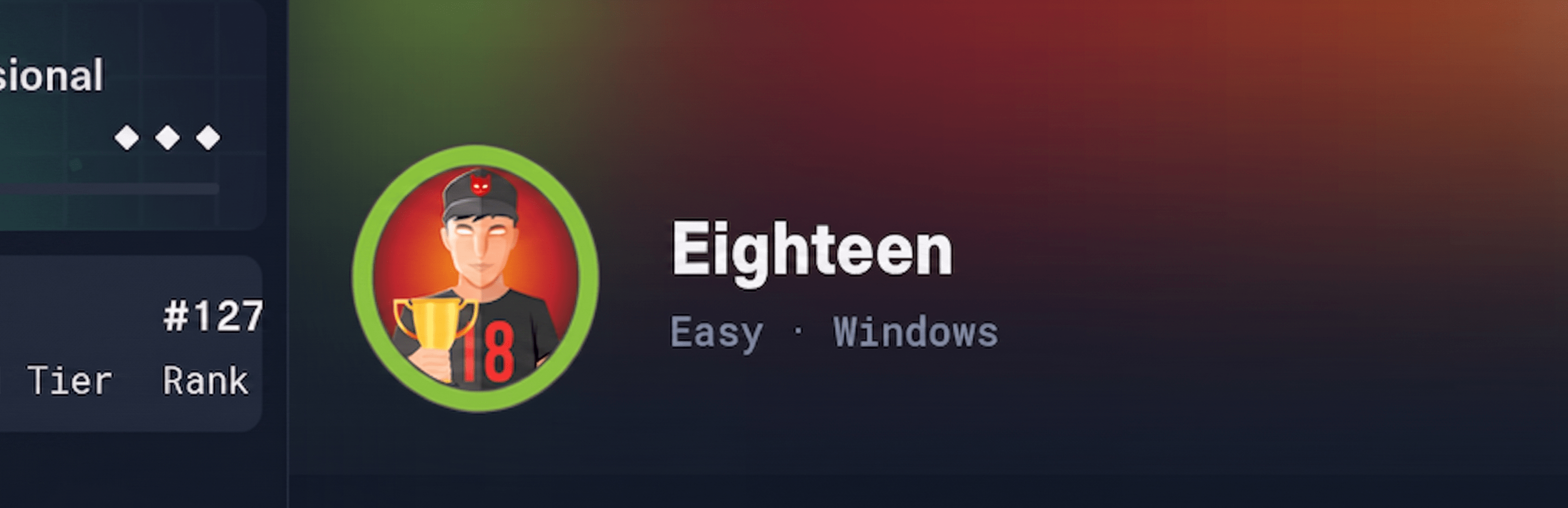 HTB Eighteen