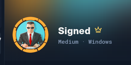 HTB Signed